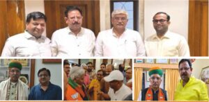 ARTIA Executive Members with Finance Minister Smt. Nirmala Sitaraman,  Minister of Jal Shakti Shri Gajendra Singh Shekhawat,  Minister of Law & Justice Shri Arjun Ram Meghwal
