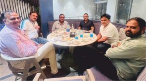 Sunil Bansal, Rajeev Wats, Kamal Kandoi with Kazakhstan Convenor of ARTIA,  Mr. Harish Jangoo with deligates of CIS Countries