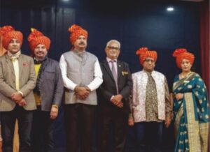 Dheeraj Shrivastav, Rafiq Khan,  Kamal Kandoi during the function in Nairobi, Kenya